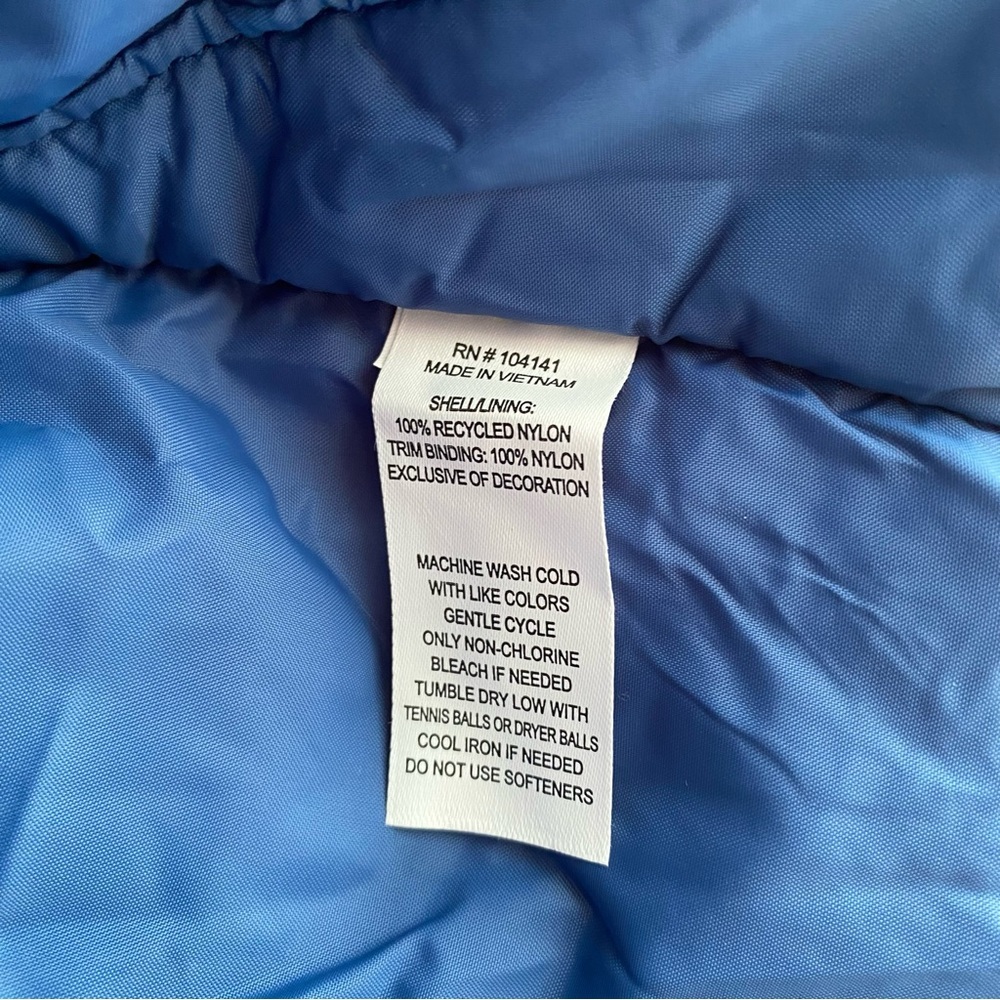NWT Alpine Design Women's Quilted Anorak Mountain Lake Blue XL - Picture 4 of 6